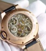 Replica Cartier Ballon Bleu Skeleton Tourbillon RG Black Dial - Image 6