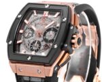Hublot SPIRIT OF BIG BANG Chronograph, 45 mm Textured rubber strap(1:1 replica) - Image 5