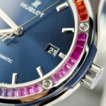 Hublot Classic Fusion Blue Synthetic Gemstone Replica Watch 42mm - Image 5