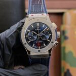 Hublot Classic Fusion Chronograph Titanium Blue Dial 45mm(1:1 replica)