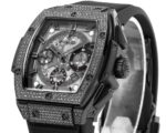 Hublot SPIRIT OF BIG BANG Chronograph, 45 mm Textured rubber strap(1:1 replica) - Image 5