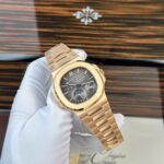 Patek Philippe Nautilus 5712R Good Imtation Watches Gray Dial Metal Wire PPF Factory Version 3 40mm - Image 2
