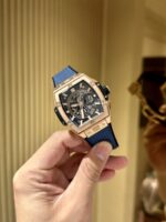 Hublot Replica 1:1 Watch Spirit Of Big Bang Blue Chronograph King Gold 42mm - Image 2