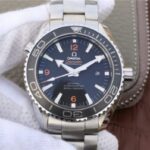 Replica Omega Planet Ocean Professional Ceramic Bezel 45mm OMF Orange Marker SS Bracelet A8500
