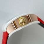 Richard Mille Clone Watches RM88 Smiley White Ceramic Fabic Nato Strap 42mm - Image 8