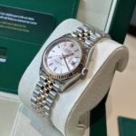 Rolex Replica Watch DateJust Women s Pink Dial Luminous Numbers EW Factory 31mm - Image 5