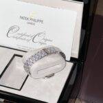 Patek Philippe Nautilus 5719 Best Replica Watch Custom Full Moissanite Diamonds 40mm - Image 7
