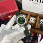 Hublot Replica 11 Watch Classic Fusion Titanium Green Dial With Moissanite Bezel 42mm - Image 2
