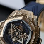 Hublot Big Bang Sang Bleu II King Gold Fake Watch Blue HB Factory 44mm - Image 7