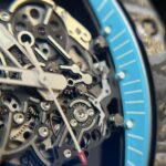 Richard Mille RM055 Full Carbon White Rubber Strap Replica 1:1 Watch 45mm - Image 7