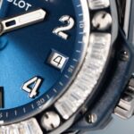 Hublot Replica 11 Watch Big Bang One Click Blue With Full Diamond 39mm - Image 3