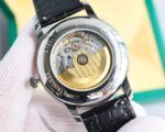 Rolex?? Cellini Moonphase-40mm-Leather-White(1:1 replica) - Image 9