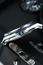 Hublot Classic Fusion Titanium Rainbow Refined Synthentic Gemstones Bezel Best Copy 42mm - Image 13