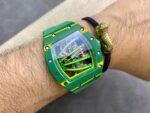 Richard Mille Replica Watch RM59-01 Yohan Blake Tourbillon Carbon Green 43x50mm - Image 10