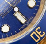 Replica Rolex Submariner 116613 LB Noob YG Wrapped Blue Dial YG Wrapped Bracelet Eta2836 - Image 5