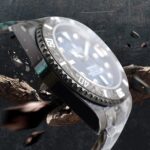 ROLEX Rolex Customized Submariner-Diamond Dial-Carbon Fiber Bezel-Black Blue(1:1 replica) - Image 5