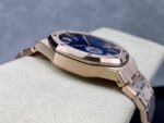 Audemars Piguet Replica AP Watch Royal Oak Selfwinding ??50th Anniversary?? 41mm Rose Gold Blue Dial 15510OR.OO.1320OR.01-APS(1:1 replica) - Image 5