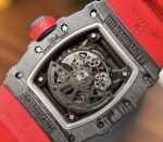 Richard Mille RM35-02 Replica Watch Skeleton Red Rubber Strap 44mm - Image 5
