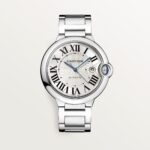 Cartier Ballon Bleu de Fake Cartier Watch 42mm Silver Dial Stainless Steel WSBB0049(1:1 replica)