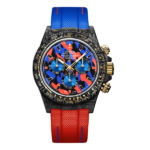 ROLEX Diw Daytona military red 40mm oyster black(1:1 replica)
