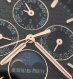 Replica Audemars Piguet JF Royal Oak 41mm 26574 RG Black Dial Leather Strap A5134 - Image 7
