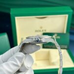 Rolex GMT-Master II Copies Watch Full Stone CZ AMG Factory 40mm - Image 6