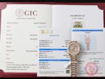Rolex Day-Date 128395TBR Refined 18K Gold Wrapped   Moissanite Diamonds Best Replicas 36mm
