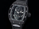 Swiss Richard Mille RM 052 Replica Watch ?C Skeleton Tourbillon, Skull Face, Black Rubber Strap, AAAAA Quality - Image 4