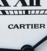 Replica Cartier Tank Solo SS White Dial Black Leather Strap Ronda Quartz - Image 8