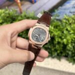 Patek Philippe Replica 1:1 Watch Nautilus 5712R Rose Gold Wrapped 18K GR Factory 40mm - Image 5
