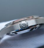 Replica Omega XF Seamaster James Bond Bumble Bee Blue Textured Dial SS Bracelet A8507 - Image 3