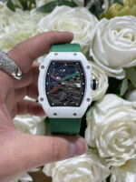Richard Mille RM67-02 White Carbon Best Replica Watches Weight 37 Grams 38.7??47.52mm - Image 2