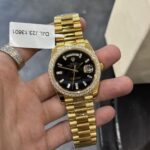 Rolex Replica Watch Day-Date 228238 Gold Wrapped With Moissanite GM V2 152gram 40mm - Image 3