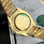 Rolex Replica 1:1 Watch Daytona Rainbow Yellow Gold Plated With Stone 40mm - Image 7