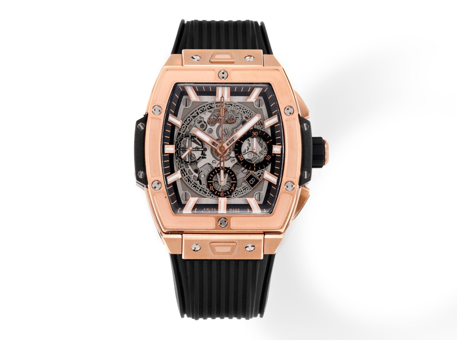 64B10710-9FE4-D9B7-A48D-E40536848E14.jpg Hublot Spirit of Big Bang Textured Rubber Strap(1:1 replica) - Image 1