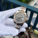 Rolex Replica 1:1 Watch DateJust 126331 Gray Brick Dial Demi Strap 41mm - Image 2
