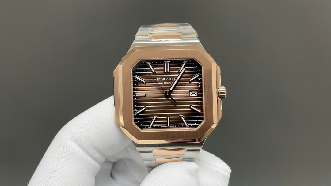 64F724DB-0CAE-D0B2-AAEA-DF0FF25F6236.jpg Patek Philippe Cubitus 5821 Demi Rose Gold Best Replica Watch Dial Chocolate 45mm - Image 1