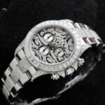 Rolex Daytona Eye Of The Tiger Replica Watch Diamonds Moissanite Hong Kong 40mm - Image 3