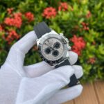 Rolex Rep 11 Watch Daytona 116519LN Gray Dial Rubber Strap Clean Factory 40mm - Image 3