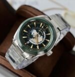Omega Seamaster Replica Watch Aqua Terra Worldtimer Green Dial 43mm - Image 3