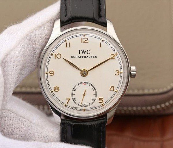 65920347-3613-3794-A09F-92BE17A49C38.jpg Replica IWC ZF Portuguese IW545408 White Dial Leather Strap A6498 - Image 1
