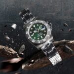 ROLEX Rolex Customized Submariner-Diamond Dial-Carbon Fiber Bezel-Black Green(1:1 replica) - Image 4