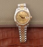 Replica Rolex DateJust 41mm 126331 Noob RG Wrapped RG Dial Diamonds Markers SS/RG Bracelet A2836 - Image 8
