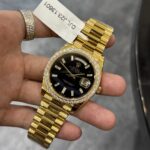 Rolex Replica Watch Day-Date 228238 Gold Wrapped With Moissanite GM V2 152gram 40mm - Image 2
