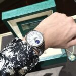Rolex Replica 1:1 Watch Cellini Moonphase 50535 Brown Leather Strap 39mm - Image 6
