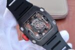 Replica Richard Mille RM027 PVD Skeleton Dial Black Rubber Strap 6T51 - Image 6