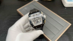 Richard Mille RM 11-03 Replica Black Ceramic Case with Black Rubber Strap | Skeleton Dial Watch For Men - Image 2