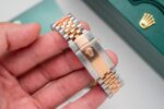Rolex Best Replica Watch DateJust Rose Gold Wrapped Wimbledon Dial GM Factory 41mm - Image 8