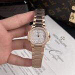 Patek Philippe Replica Watch Nautilus 7010 White Dial Womens GR Factory 32mm - Image 2