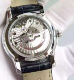 Replica Omega V6F De Ville Hour Vision Co-Axial 41mm SS White Dial Brown Leather Strap A8500 - Image 5